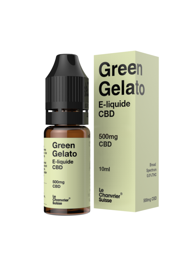 LCS E-Liquide CBD GREEN GELATO - 10ml - 500mg
