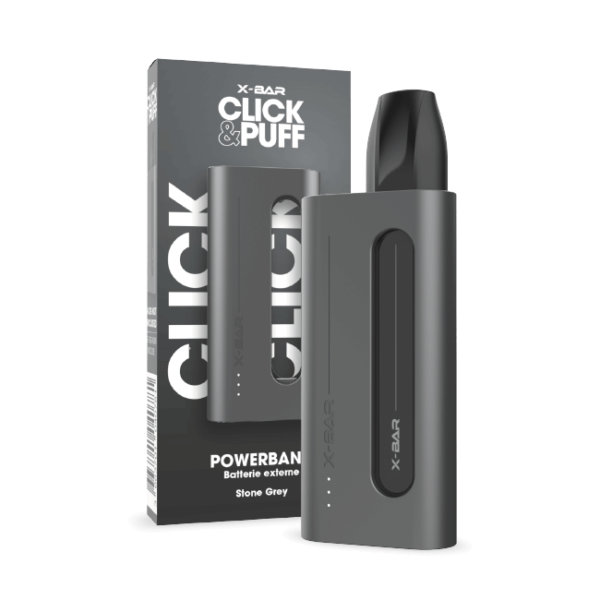 Click & Charge Stone Gray